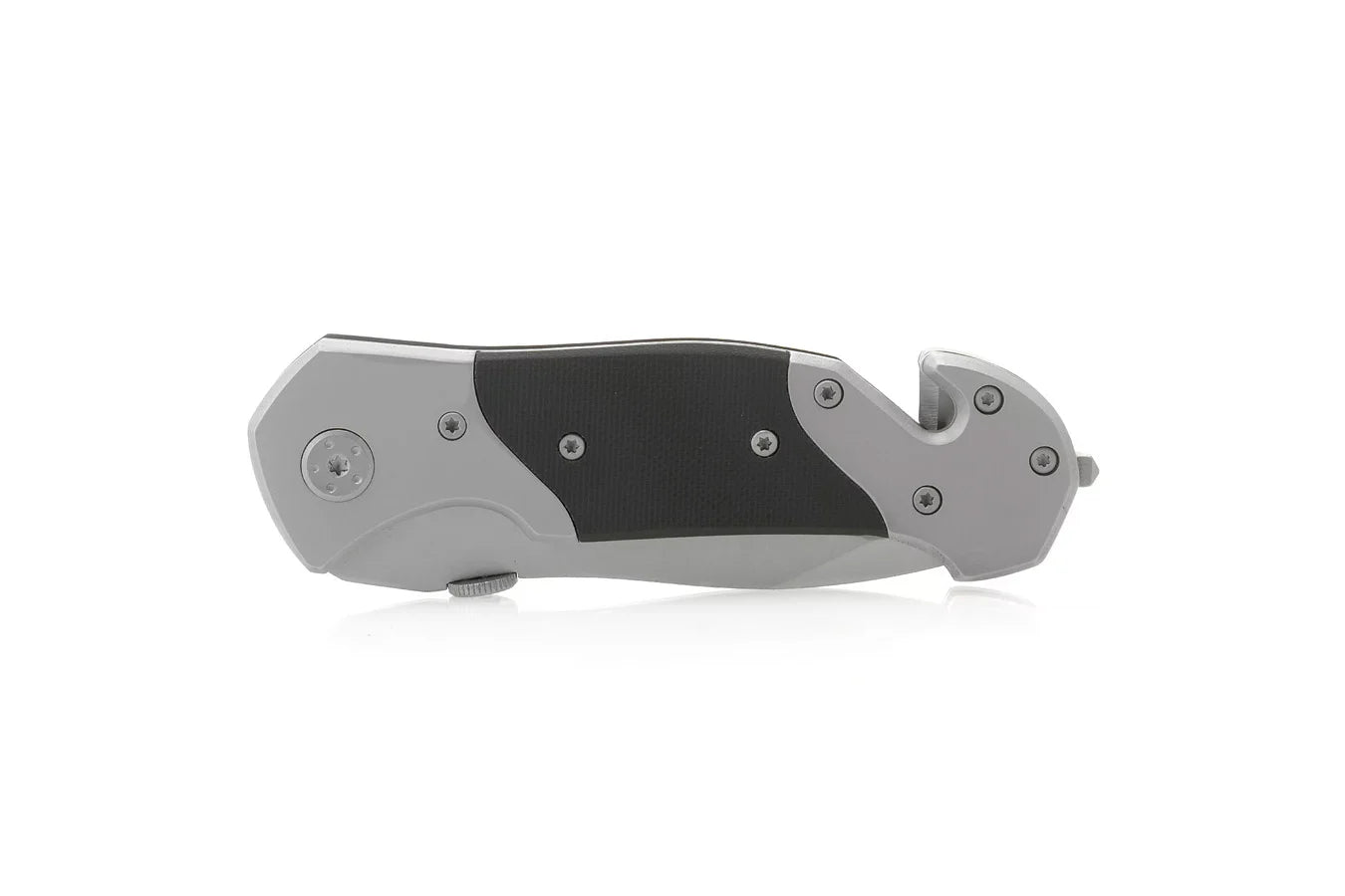 Pocket Knife With Clip Point Blade and Strap Cutter