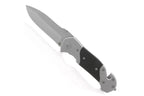 Pocket Knife With Clip Point Blade and Strap Cutter
