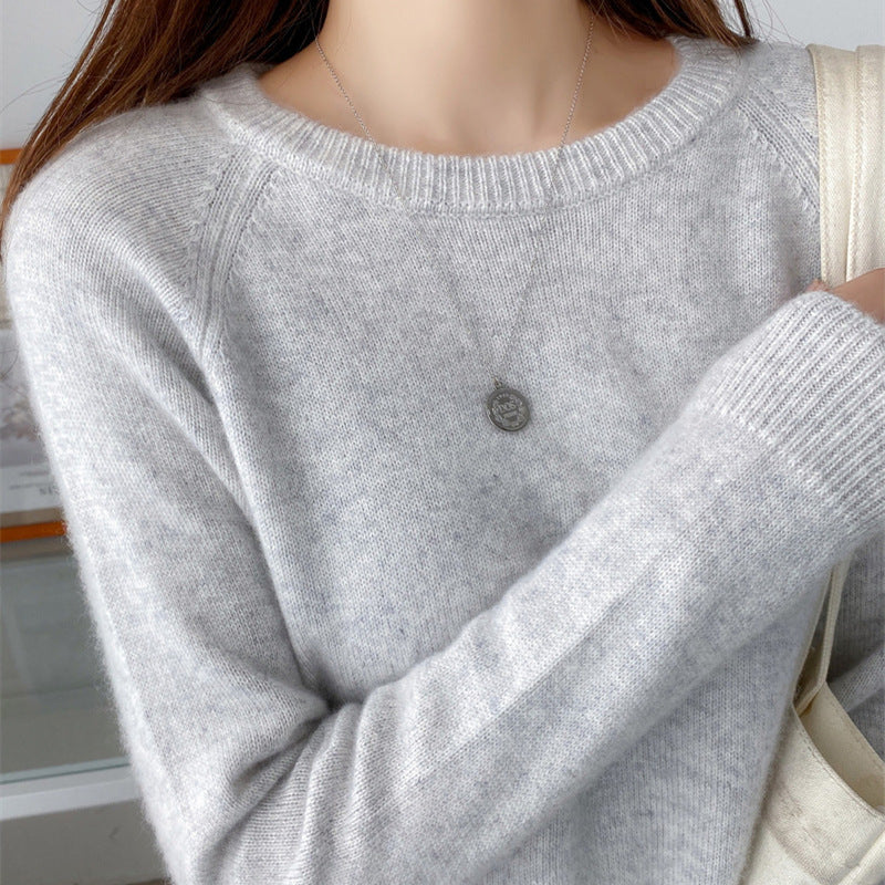 Women's Fashion Simple Knitting Bottoming Shirt