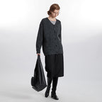 European American Style Fashion Lazy V-neck Couple Cardigan