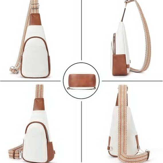 Women's Fashion European And American Style Color Matching Crossbody Bag