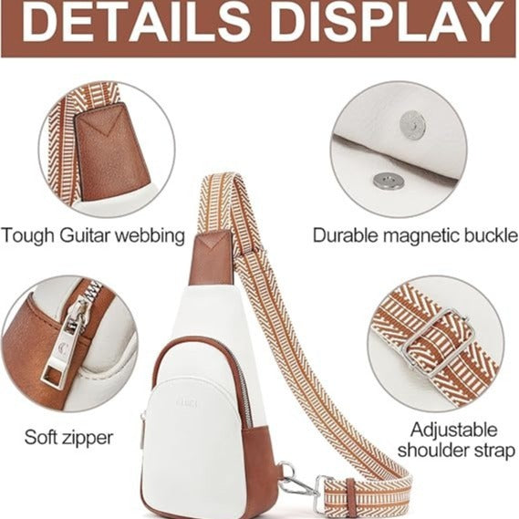 Women's Fashion European And American Style Color Matching Crossbody Bag