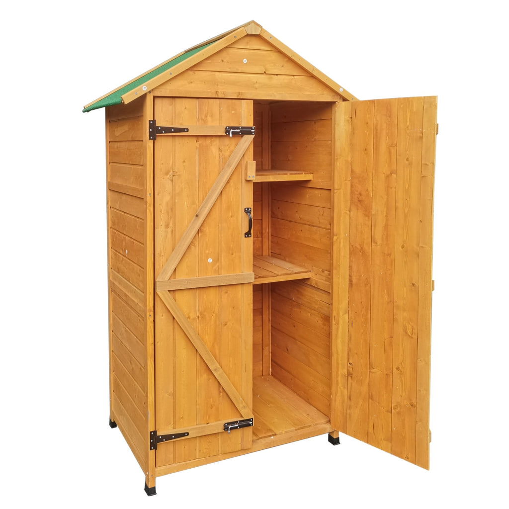 XWT010 Wooden Shed Garden Tool Storage 68.x22.83x40.35