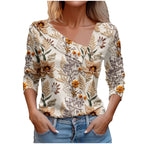 Long Sleeve Color Printed Shirt