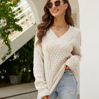Fashion All-matching Loose Pullover Women
