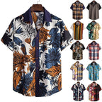 Men's Short-sleeved Shirt 3D Printing Leisure