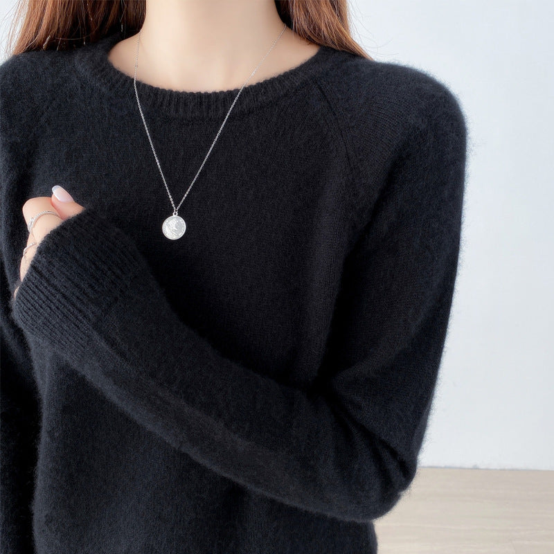 Women's Fashion Simple Knitting Bottoming Shirt