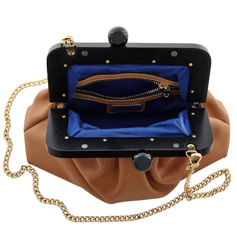 Gina - Brown Leather Mini Bag