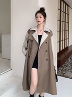 Mid Length Waistband For A Slimming Heben Style Coat Trend