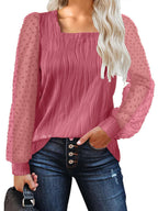 Water Ripple Women's Fashion Casual Long Sleeve Top