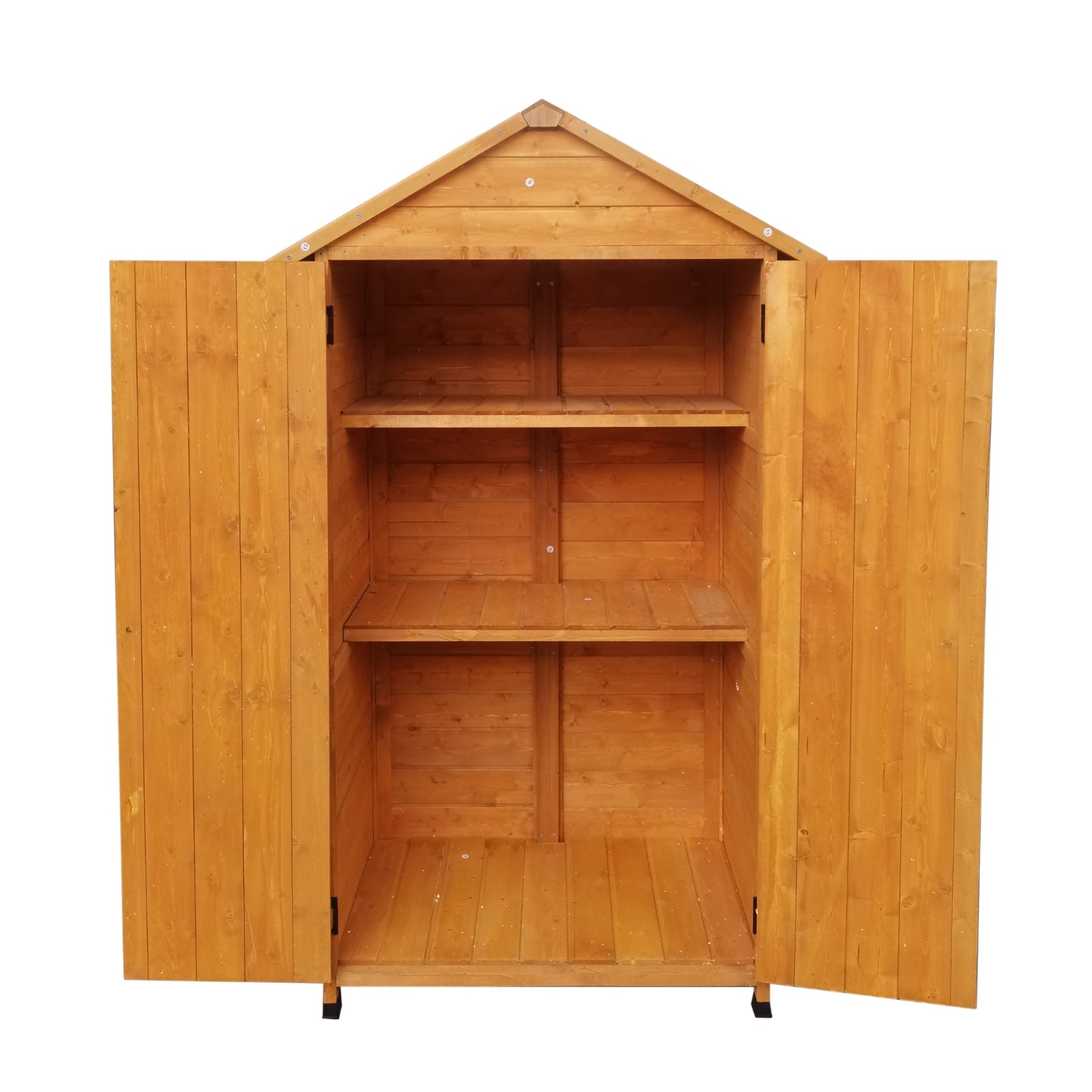 XWT010 Wooden Shed Garden Tool Storage 68.x22.83x40.35