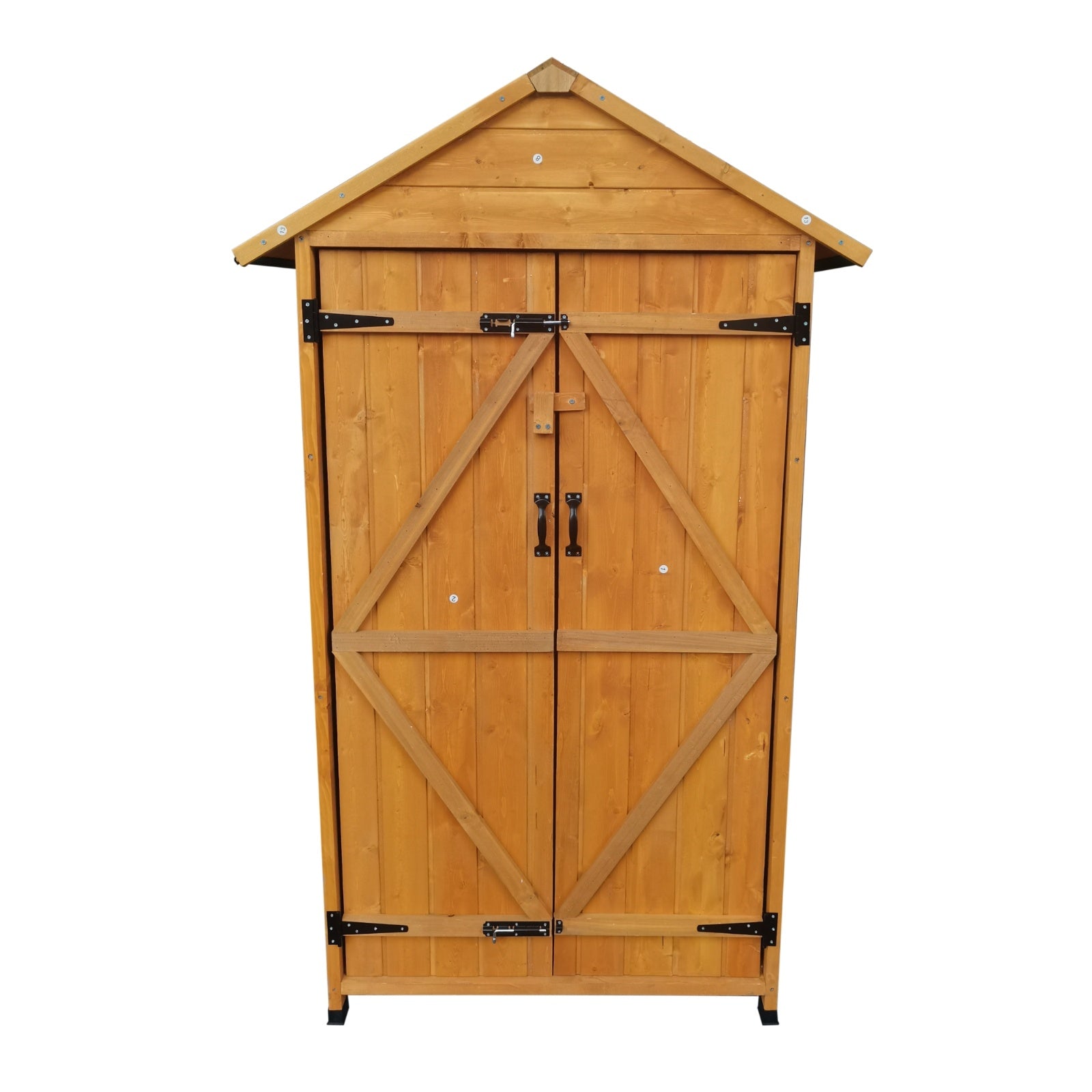 XWT010 Wooden Shed Garden Tool Storage 68.x22.83x40.35